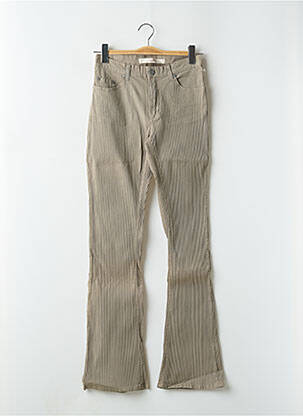 Pantalon evazat verde SCHOOL RAG femeie