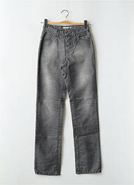 Pantalon slim elasticitate mărime normală gri SCHOOL RAG femme