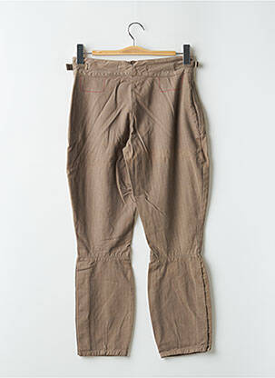 Pantalon 7/8 țesătură poplin mărime normală maro SCHOOL RAG femeie