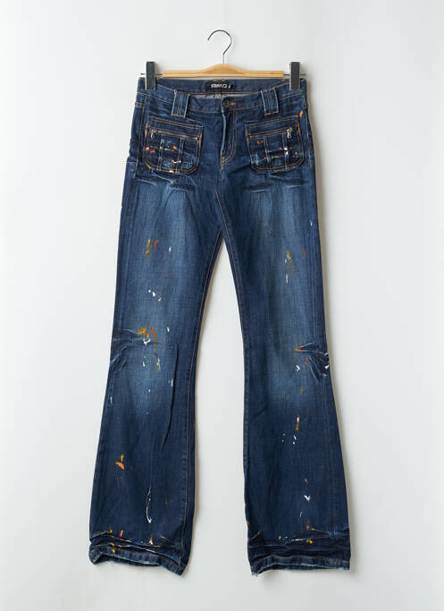 Blugi bootcut albastru RWD femeie