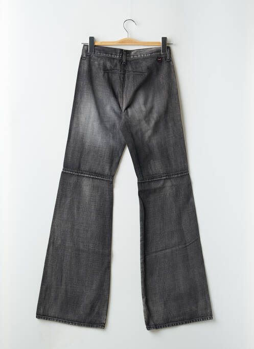 Blugi cu croială evazată talie înaltă talie înaltă gri RWD femme