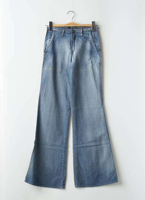 Blugi cu croială evazată albastru SCHOOL RAG femeie