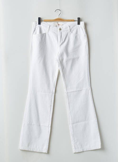 Pantalon drept alb SCHOOL RAG femeie