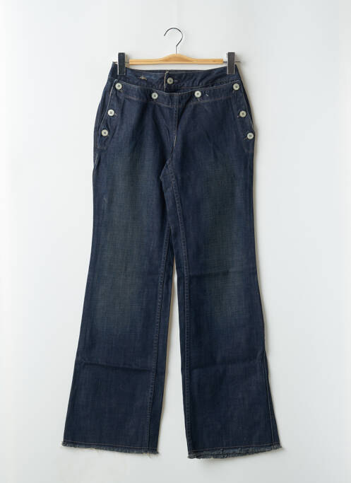 Blugi bootcut albastru SCHOOL RAG femeie