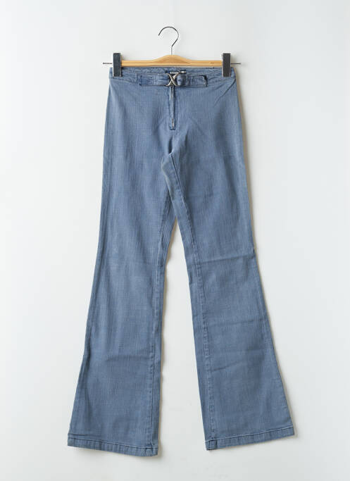 Blugi bootcut albastru SCHOOL RAG femeie