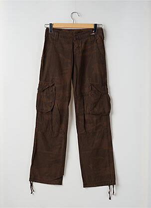 Pantalon cargo maro TEDDY SMITH femeie