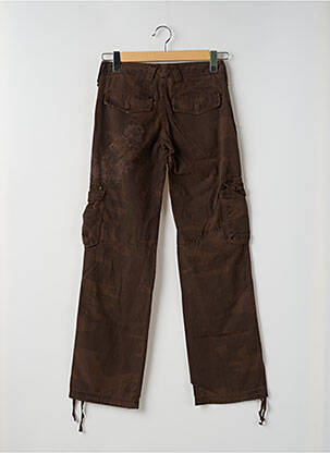 Pantalon cargo croială dreaptă mărime normală maro TEDDY SMITH femeie