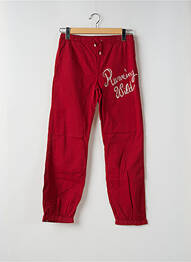 Jegging țesătură poplin mărime normală roșu TEDDY SMITH femeie