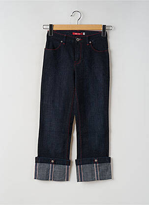 Pantalon trei sferturi albastru TEDDY SMITH femeie