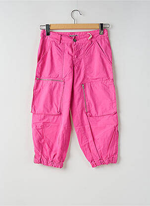 Pantalon trei sferturi roz TEDDY SMITH femeie