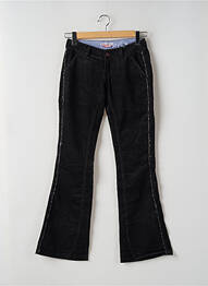 Pantalon evazat mărime normală mărime normală negru TRIPLE 5 SOUL femme