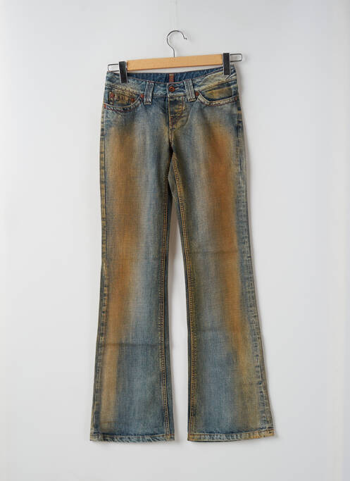 Blugi cu croială evazată albastru TEDDY SMITH femeie