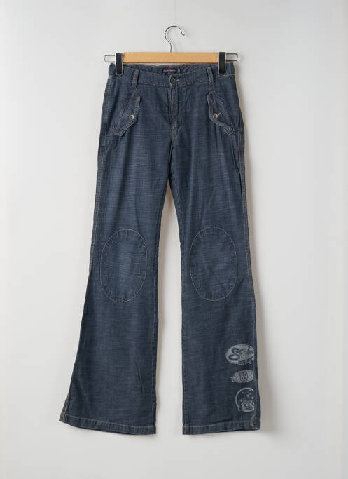 Blugi cu croială dreaptă albastru TEDDY SMITH femeie