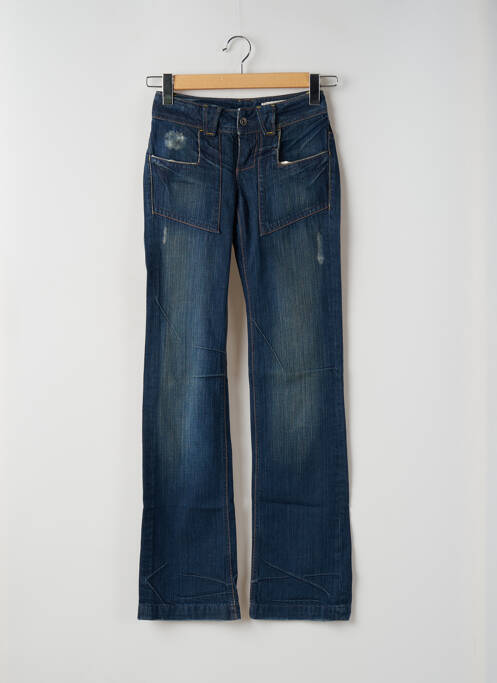 Blugi cu croială dreaptă albastru TEDDY SMITH femeie