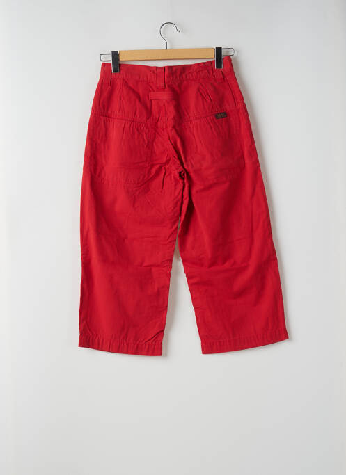 Pantalon trei sferturi roșu TEDDY SMITH femeie