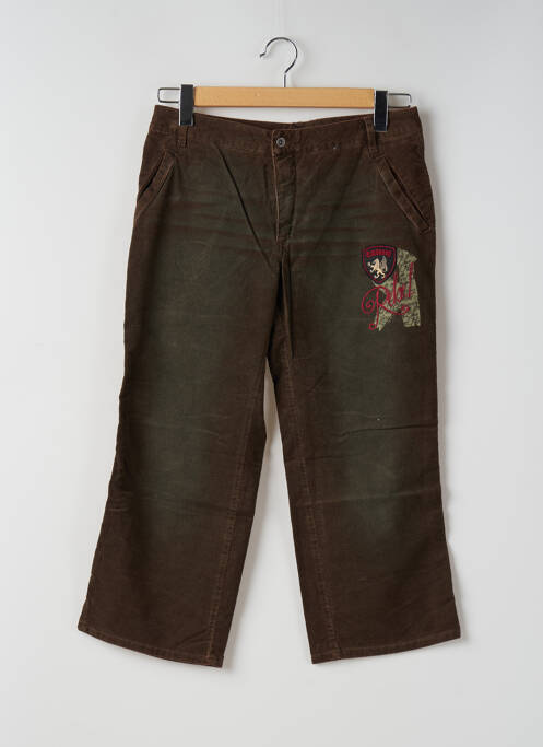 Pantalon trei sferturi maro TEDDY SMITH femeie