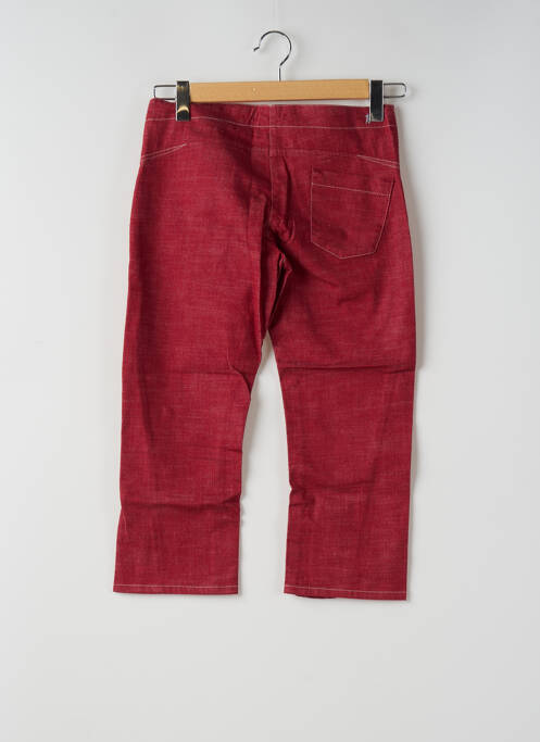 Pantalon trei sferturi roșu TEDDY SMITH femeie