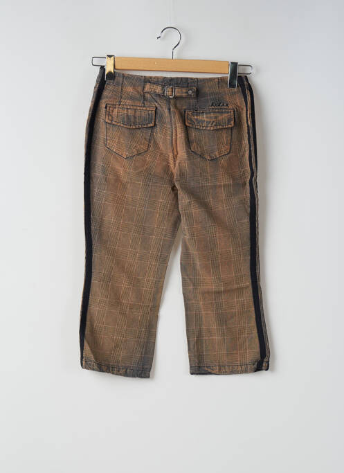 Pantalon trei sferturi maro SCHOOL RAG femeie