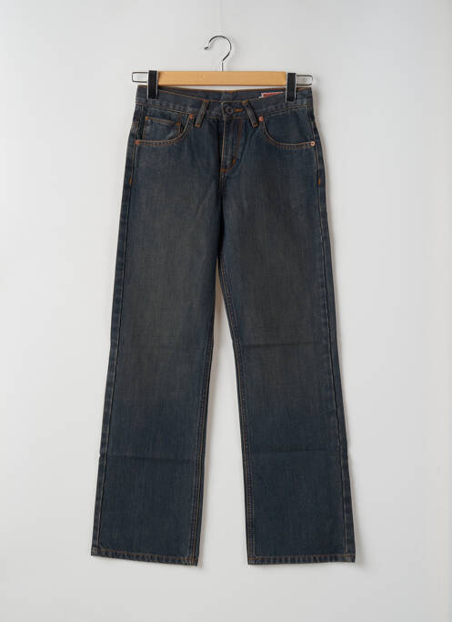 Blugi cu croială dreaptă albastru BRAND femeie