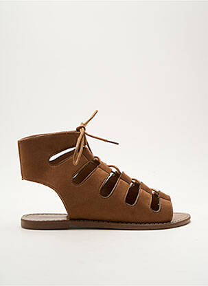 Sandale/Pantofi decupați maro LES P'TITES BOMBES femeie