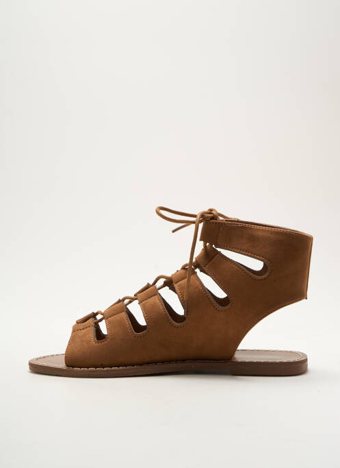 Sandale/Pantofi decupați maro LES P'TITES BOMBES femeie