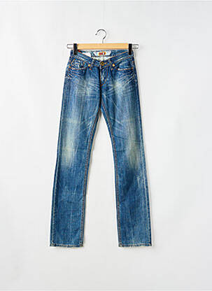 Blugi cu croială dreaptă albastru TAKE TWO femeie