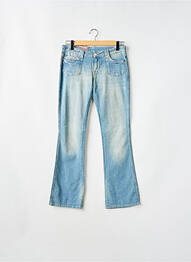 Blugi cu croială evazată elasticitate talie joasă albastru WRANGLER femme