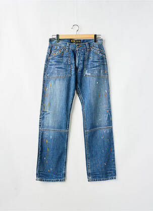 Blugi cu croială largă albastru RWD femeie