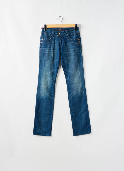 Blugi cu croială dreaptă albastru STONE AGED femeie