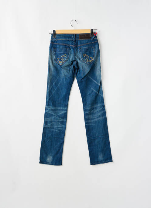 Blugi cu croială dreaptă albastru STONE AGED femeie