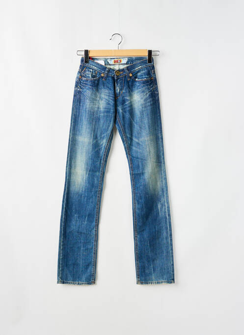 Blugi cu croială dreaptă albastru TAKE TWO femeie