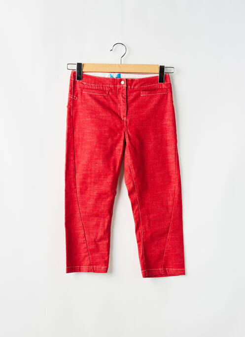 Pantalon trei sferturi roșu TEDDY SMITH fată