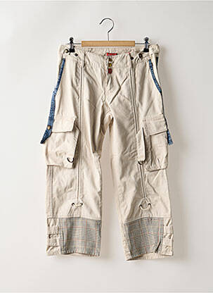 Pantalon trei sferturi bej BE YOU K femeie