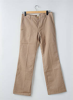 Pantalon chino țesătură poplin mărime normală bej BE YOU K femeie