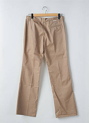 Pantalon chino țesătură poplin mărime normală bej BE YOU K femeie
