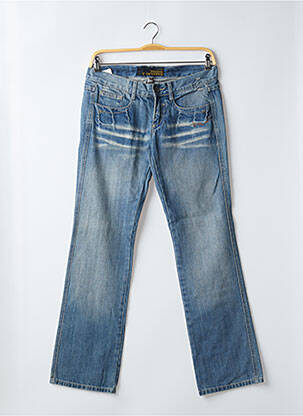 Blugi cu croială dreaptă albastru FREEMAN T.PORTER femeie