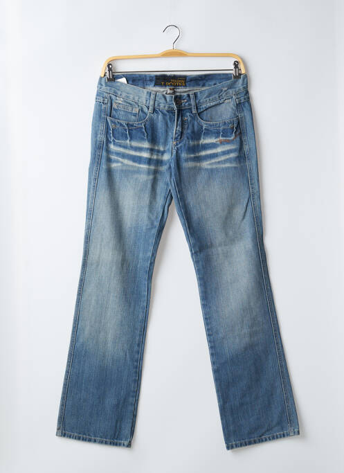 Blugi cu croială dreaptă albastru FREEMAN T.PORTER femeie