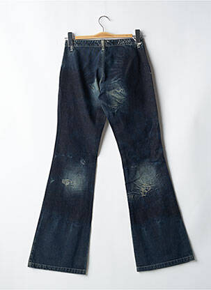 Blugi bootcut buzunare albastru SCHOOL RAG femeie