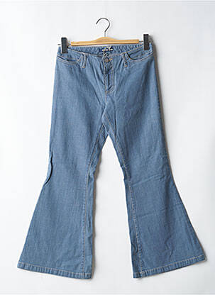 Blugi bootcut buzunare albastru SCHOOL RAG femeie