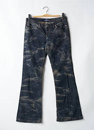Blugi bootcut buzunare albastru SCHOOL RAG femeie