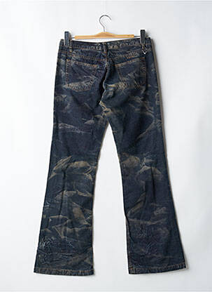 Blugi bootcut buzunare albastru SCHOOL RAG femeie
