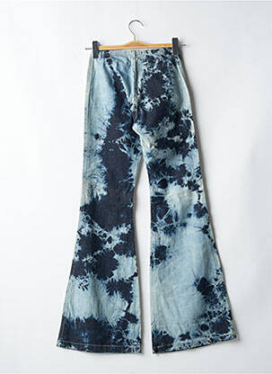 Blugi bootcut buzunare albastru SCHOOL RAG femeie