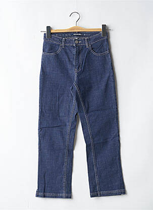 Pantalon trei sferturi buzunare albastru SCHOOL RAG femeie
