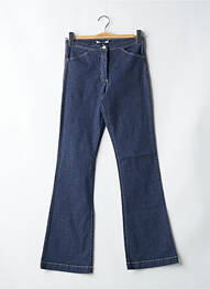 Blugi bootcut buzunare albastru SCHOOL RAG femeie