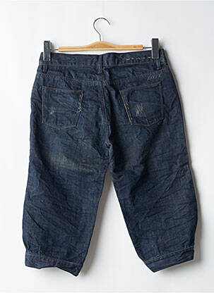 Pantalon trei sferturi talie elastică albastru SCHOOL RAG femeie