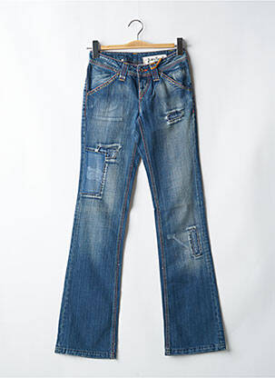 Blugi cu croială slim albastru TEDDY SMITH femeie