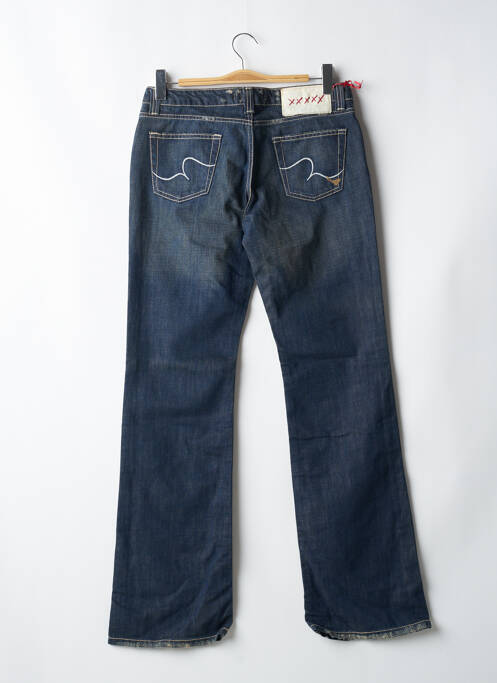 Blugi cu croială dreaptă buzunare albastru SCHOOL RAG femme