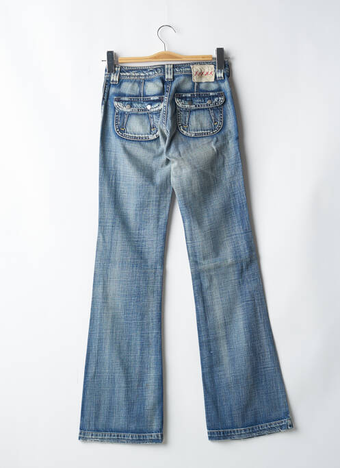 Blugi bootcut albastru SCHOOL RAG femeie