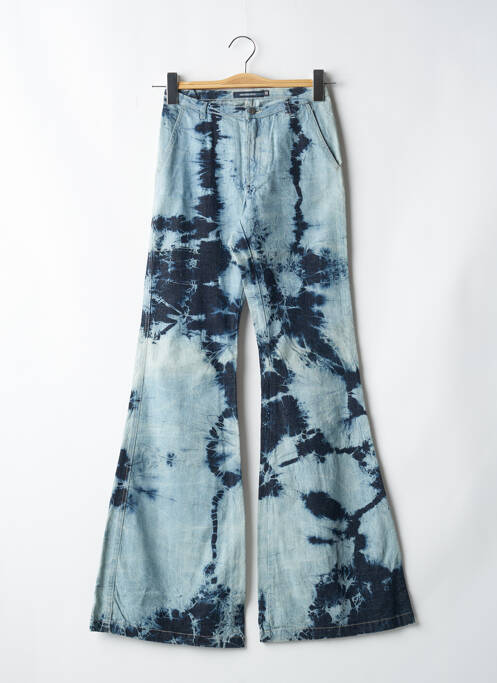 Blugi bootcut albastru SCHOOL RAG femeie