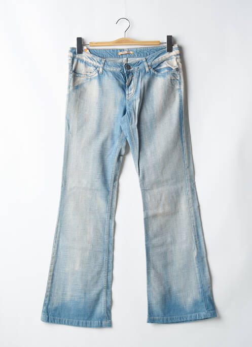 Blugi bootcut albastru SCHOOL RAG femeie